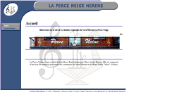 Desktop Screenshot of laperceneige.ch